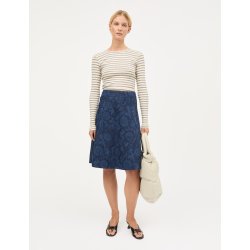 2x2 cotton stripe tuba tee ls vanil