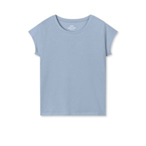 Fine jersey teasy tee faded denim 