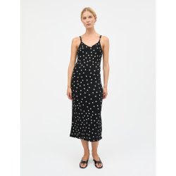 2x2 cotton delkissa dress dot black
