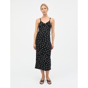 2x2 cotton delkissa dress dot black