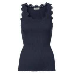 Silk top w/lace 5205-135