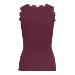 Silk top w/ lace 5205-028