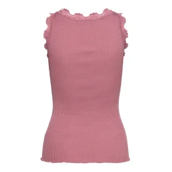 Silk top w/ lace 5205-029