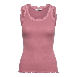 Silk top w/ lace 5205-029