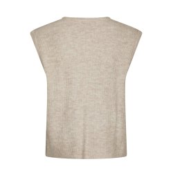 Everest knit vest po sand melange 
