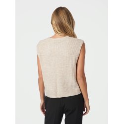 Everest knit vest po sand melange 