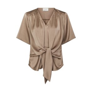 Casaadia heavy sateen blouse dark t