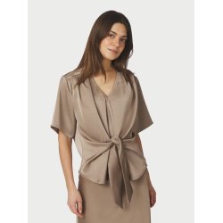 Casaadia heavy sateen blouse dark t