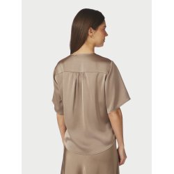 Casaadia heavy sateen blouse dark t