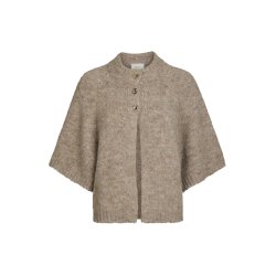 Benuta fluffy knit cardigan beige melange 