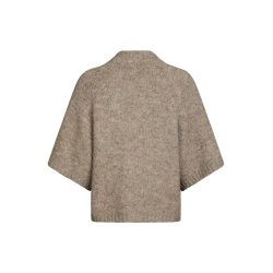 Benuta fluffy knit cardigan beige melange 