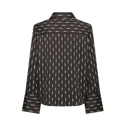 Mistan print shirt dark brown