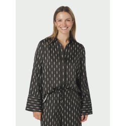 Mistan print shirt dark brown
