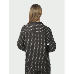 Mistan print shirt dark brown
