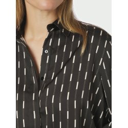 Mistan print shirt dark brown