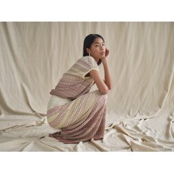 MMHopi zig zag knit skirt powder pink