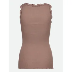 Silk top w/lace 5205-062