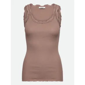 Silk top w/lace 5205-062
