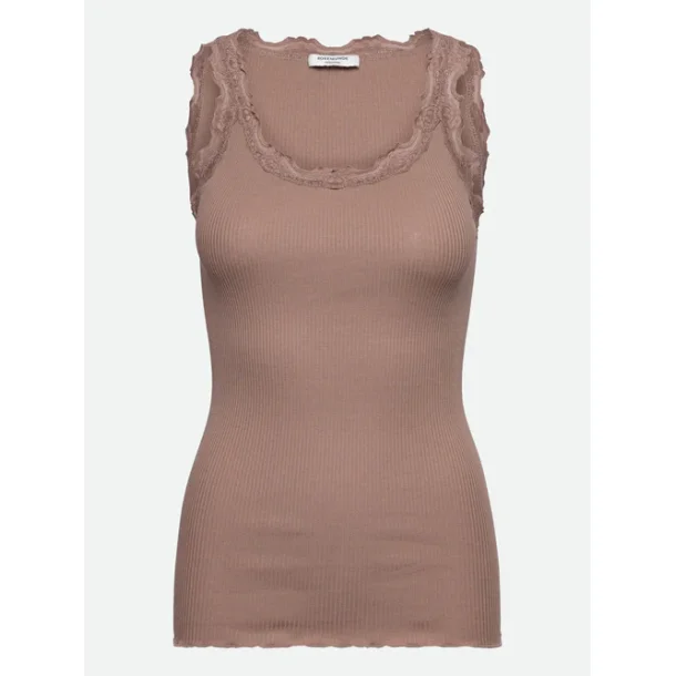 Silk top w/lace 5205-062