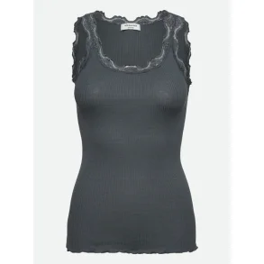 Silk top w/lace 5205-085