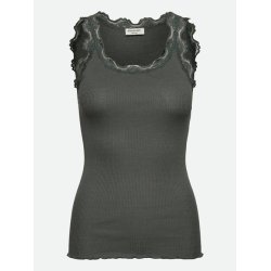 Silk top w/lace 5205-086