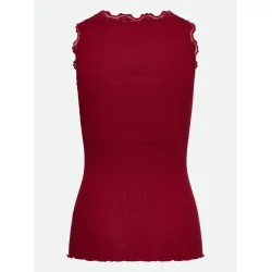 Silk top w/lace 5205-087
