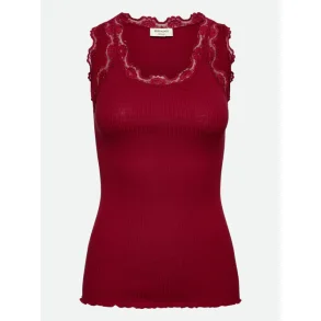 Silk top w/lace 5205-087