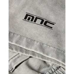 Compact cotton dye shorts moon mist