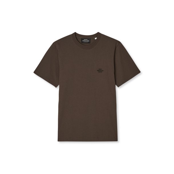 Cotton jersey frode logo turkish coffee
