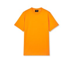 Cotton jersey frode logo tee zinnia
