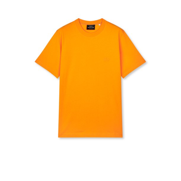 Cotton jersey frode logo tee zinnia
