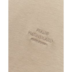 Cotton jersey frode logo tee plaza taupe