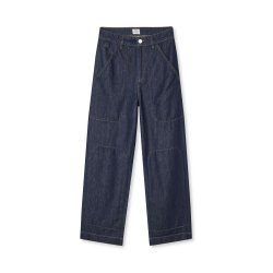 Cosy denim Bonnie pants dark indigo