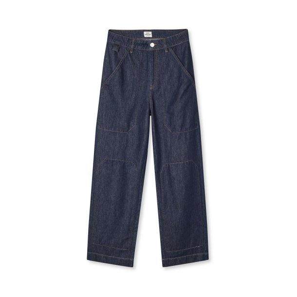 Cosy denim Bonnie pants dark indigo