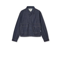 Cosy denim solar jacket dark indigo
