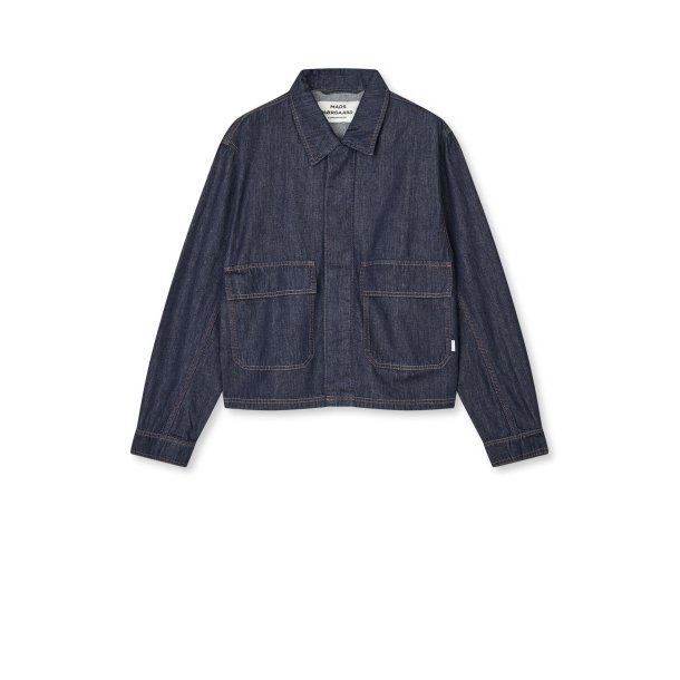 Cosy denim solar jacket dark indigo