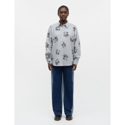 Soft crease crelly shirt vintage indigo/vanilla ic