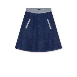 Luke denim stelly skirt block