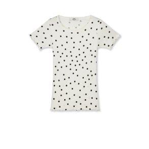 Pointella trixy tee dot aop vanilla