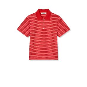 Light terry marlo polo fiery red 