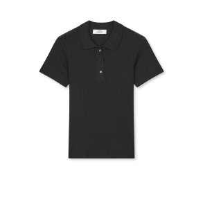 Pointella layla polo tee black