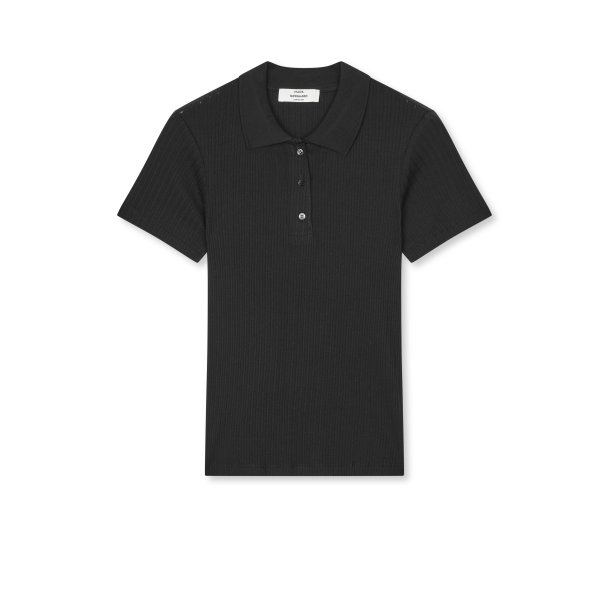Pointella layla polo tee black