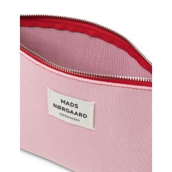 Knit stripe hof make-up bag fairy tale/goji berry