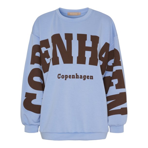 Mdchibiscus sweatshirt sky blue
