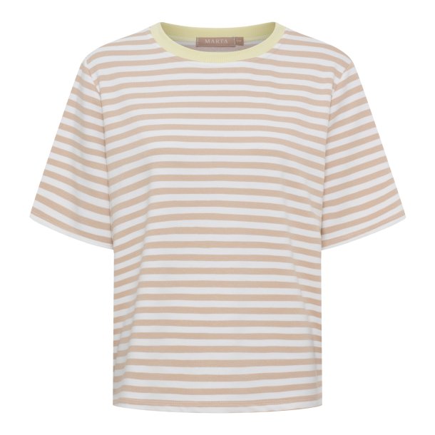 Mdcjamila tee beige yellow 