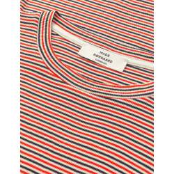 2x2 cotton stripe tuba tee ls fiery