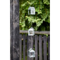 3 x hnge lanterner galvaniseret