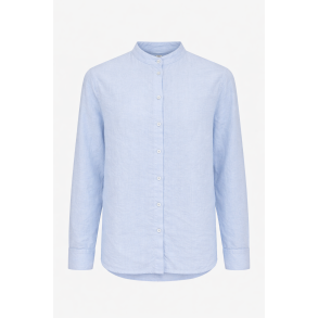 MMArtina linen shirt brunnera blue