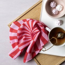 4 stk cirkusservietter rd 