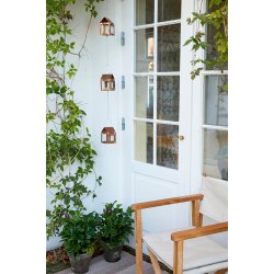 3 x Hnge lanterner Kobber